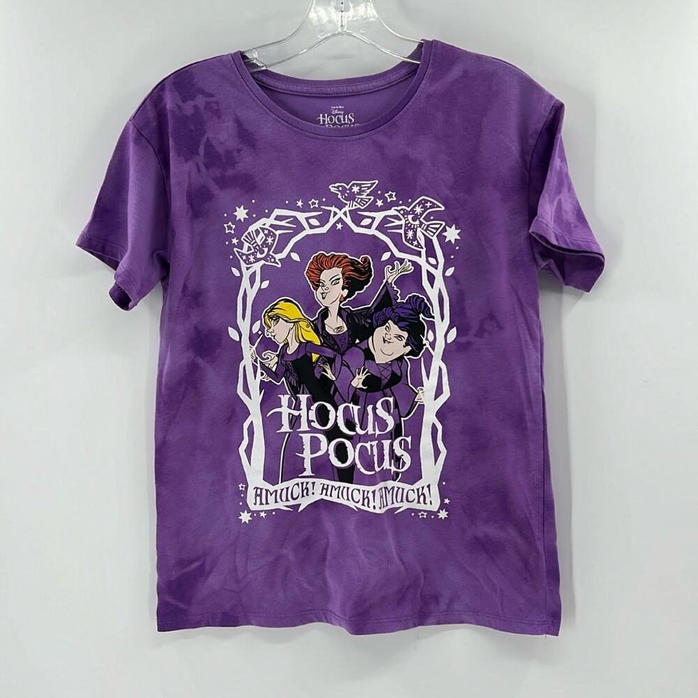 Disney Hocus Pocus Tie Dye T-Shirt - Purple - XL (14-16)